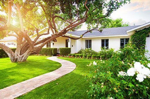 Beautiful House Yard Landscape — Greer, SC — Smith Irrigation & Landscaping Beautiful House Yard Landscape — Greer, SC — Smith Irrigation & Landscaping