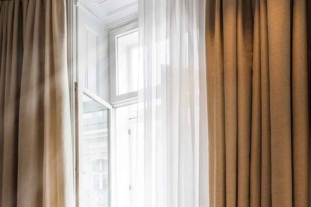 Brown and white curtains — Drapes in Bensalem, PA Brown and white curtains — Drapes in Bensalem, PA