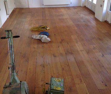 Floor Sander within a home