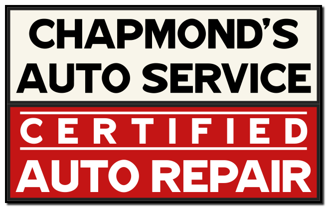 A logo for chapmond 's auto service certified auto repair