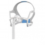 A picture of a cpap mask on a white background.