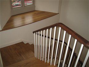 wooden staircase