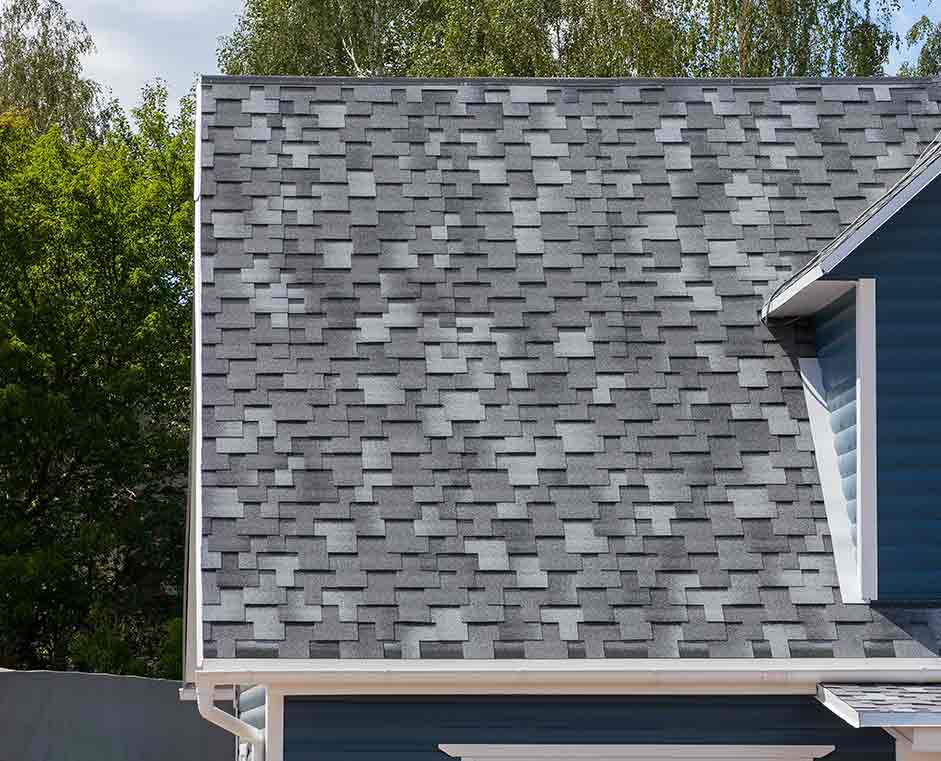 Gray architectural shingles Gray architectural shingles