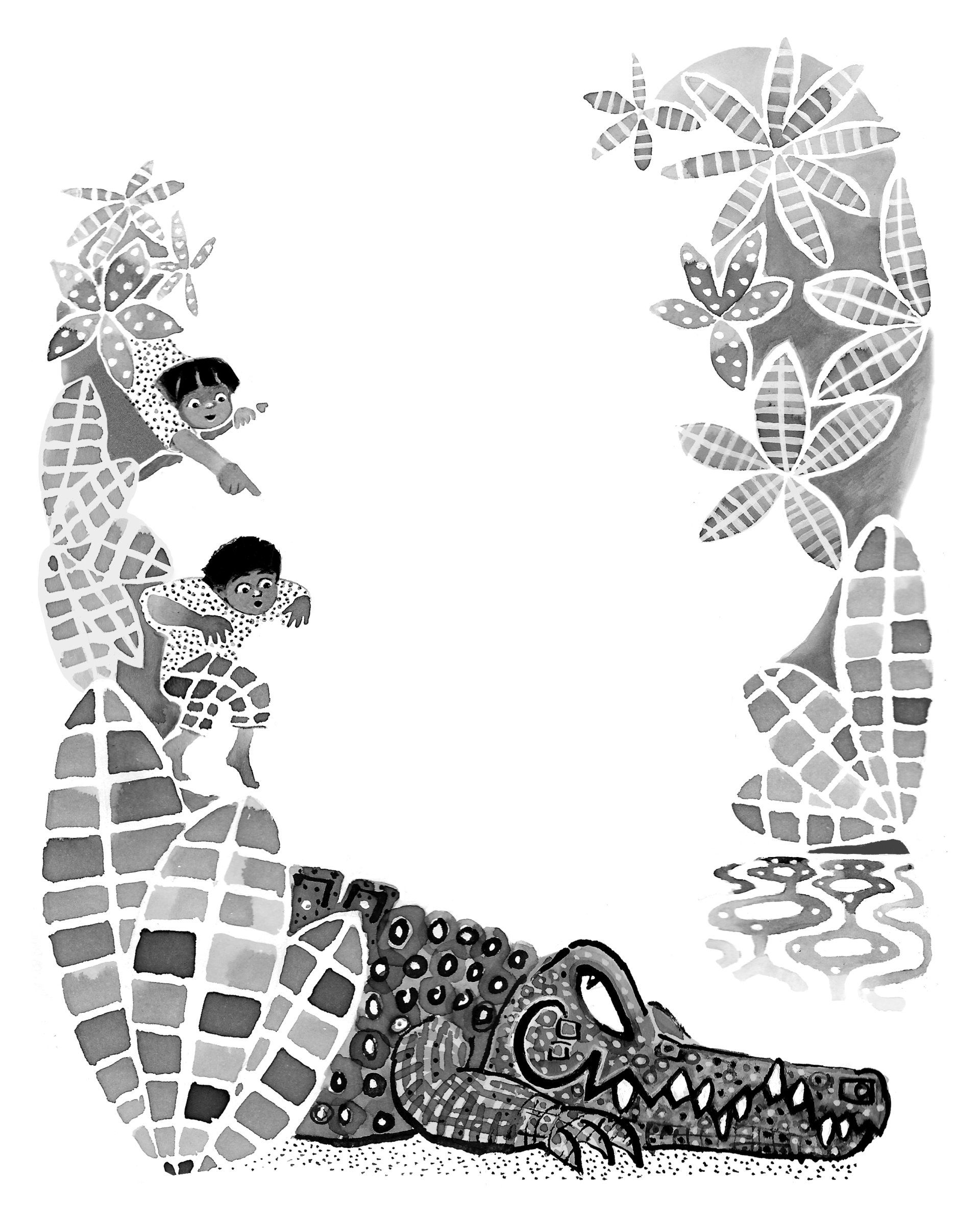Charles Causley, crocodile, good morning mr croco-doco-dile