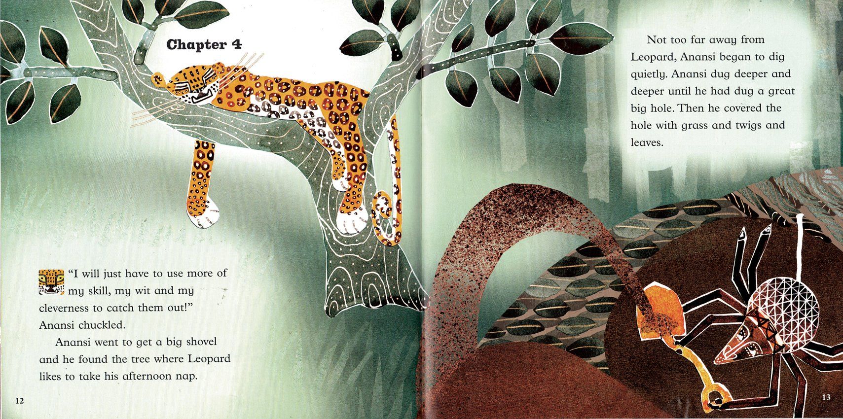 children's book, trickster, spider, leopard, ks1, Oxford Reading Tree, traditional tale, African, Caribbean,