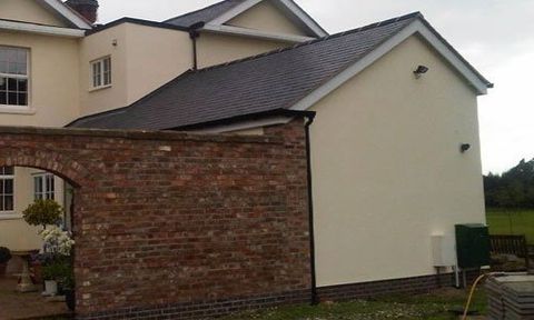after house plastering
