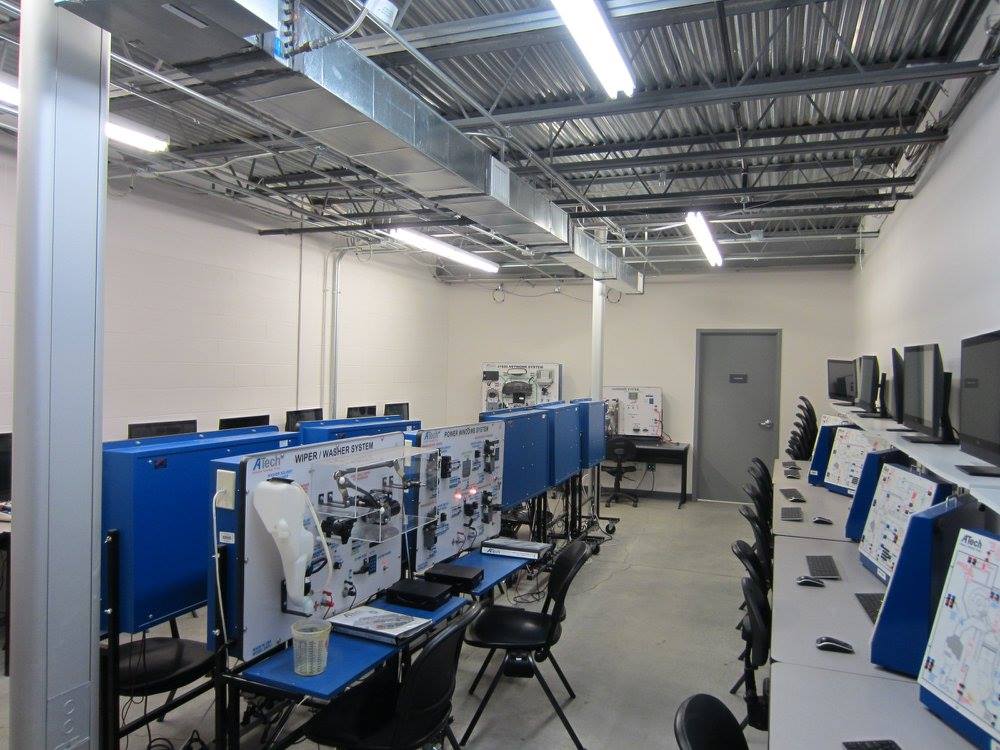 A room filled with lots of computers and chairs