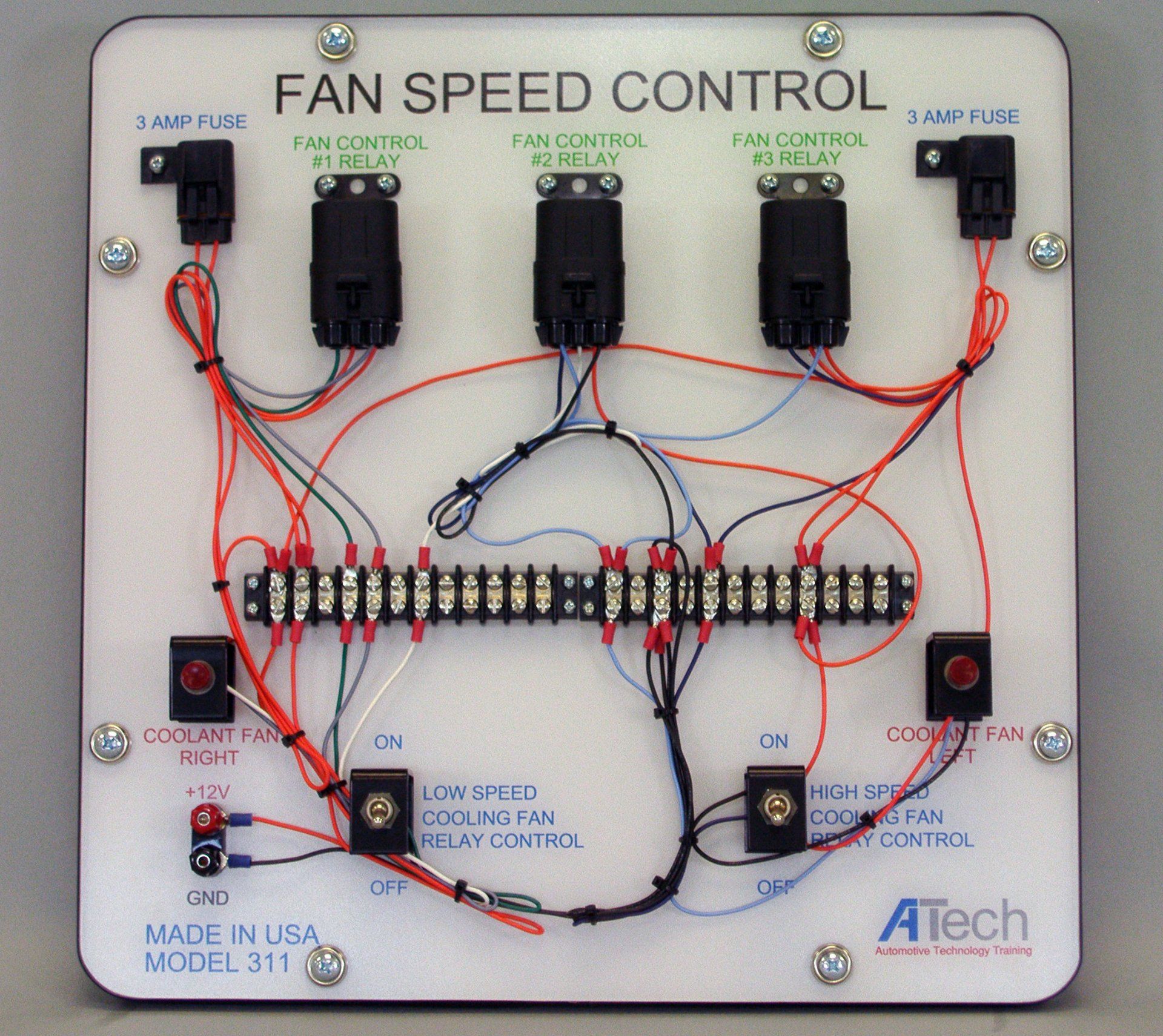 A fan speed control board made in the usa