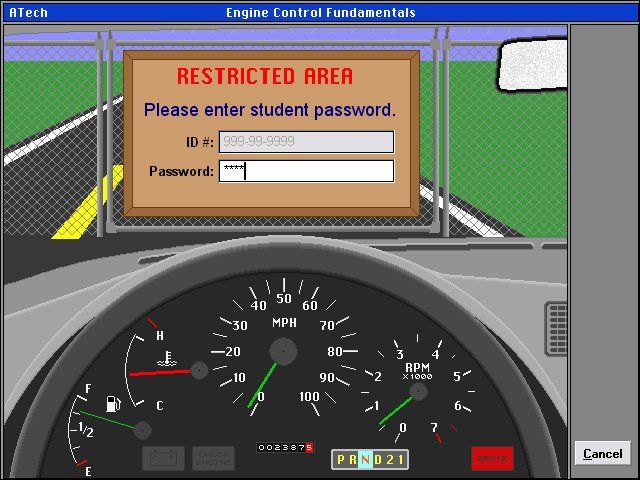 CPU 3800 Series Software Screenshot