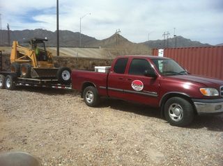Lawn Service — Red Pick-up Truck in El Paso, TX Lawn Service — Red Pick-up Truck in El Paso, TX