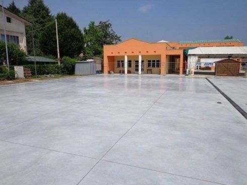 pavimentazione esterna in cemento