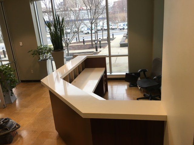 Granite Countertops - Blue Cross/Blue Shield Security Area - downtown Buffalo, NY - 2016