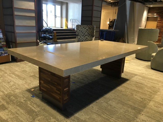 Days Inn - reception table - full mitered table - Niagara Falls, NY - 2017