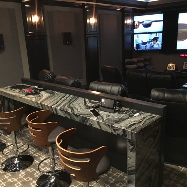 Theater room table - Mercury Black Marble Countertops in Buffalo, NY