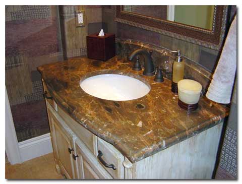 Custom Granite Countertops in Buffalo, NY Bathroom