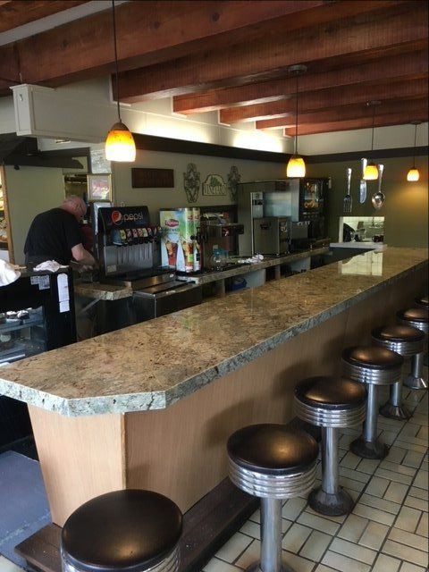 Aunt Millie's Diner - service counter - Irving, NY - 2017