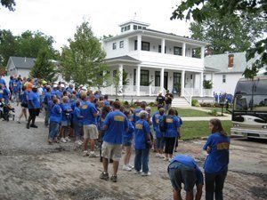 Our Team helping at extreme home makeover