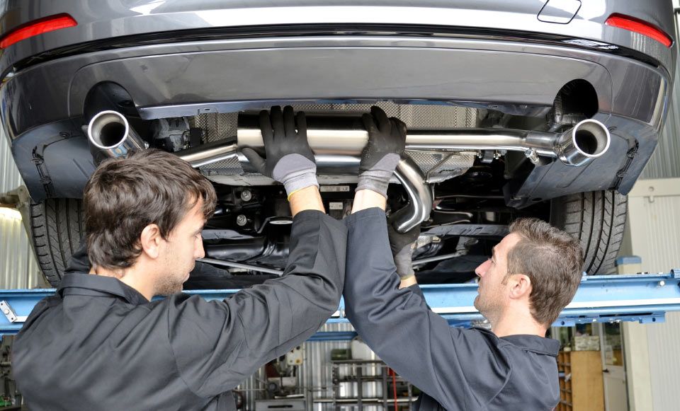 Installing custom exhaust