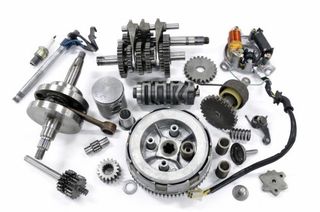 Engine of a dismantled motorcycle - Custom Motorcycle Repair in Weare, NH