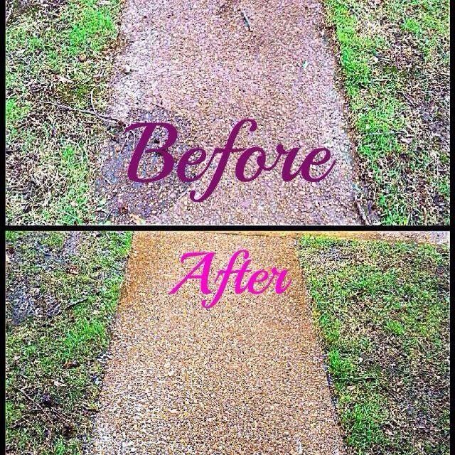 Newly Washed Pathway — Cordova, TN — Roto Clean