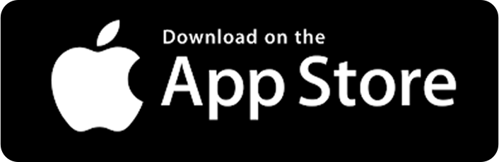 Apple App Store download button. White Apple logo with