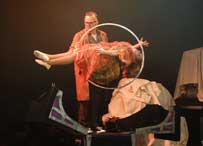 levitating girl illusion