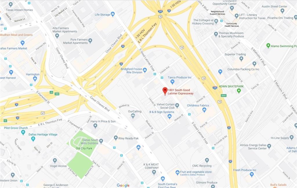 A map of a city with a lot of buildings and roads.