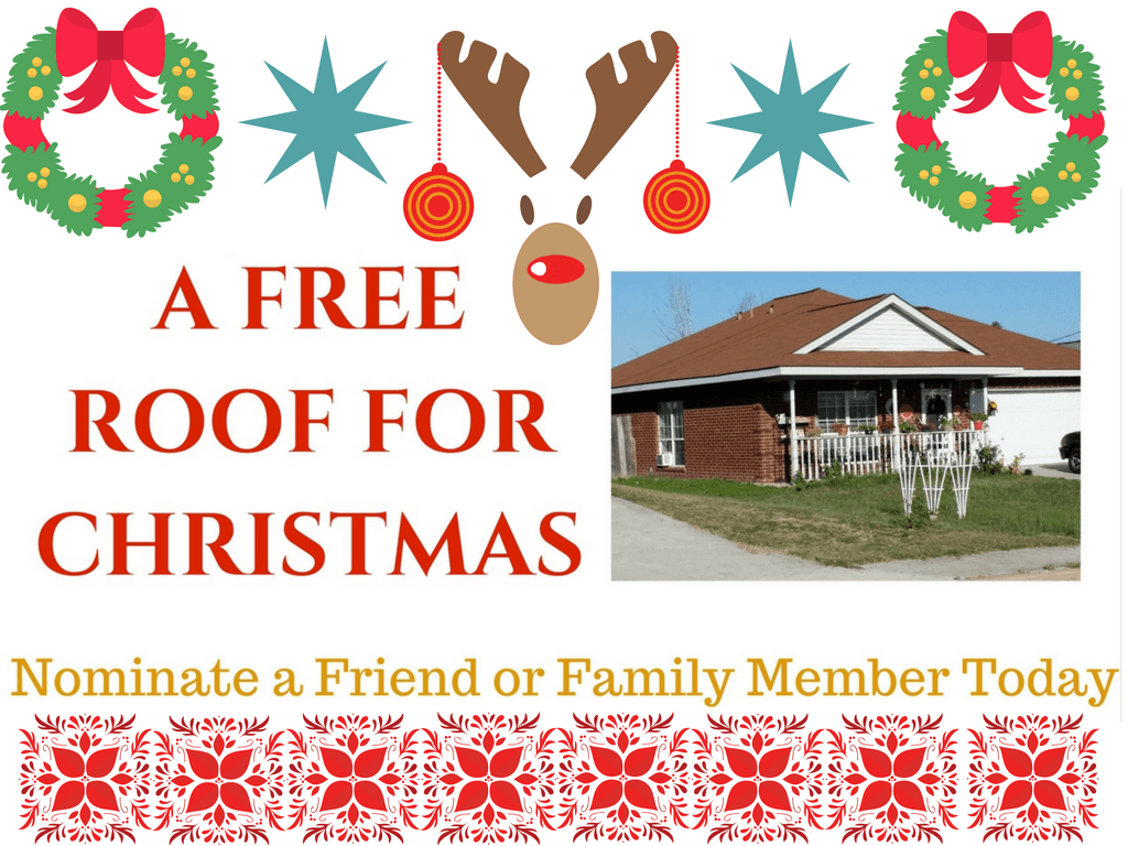 A Free Roof For Christmas