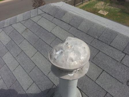 Hail Damage Shingle Roof Austin Roofing and Construction