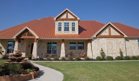 Mueller Metal Roof Color is Copper