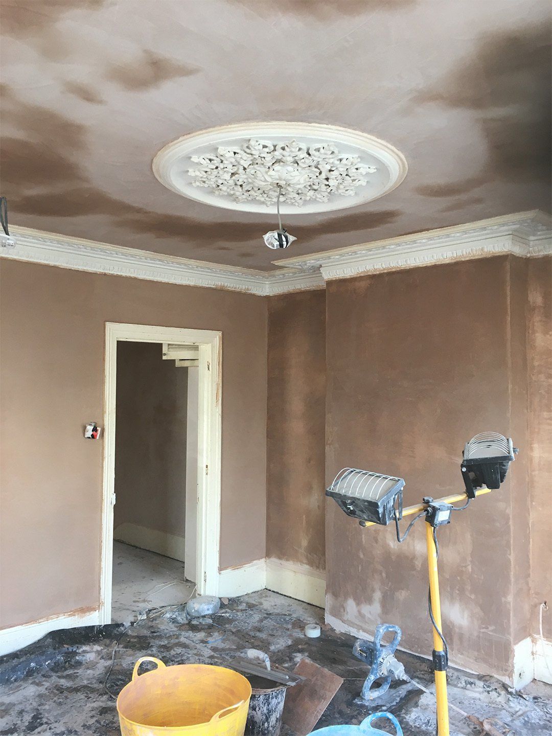 plastering work