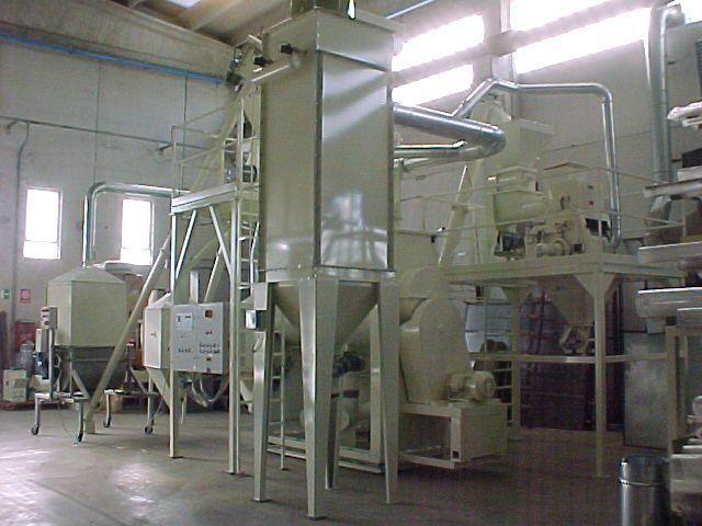 impianto industriale miscelazione farine