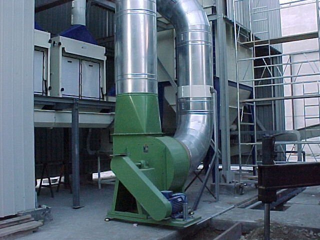 impianto industriale lavorazione del riso