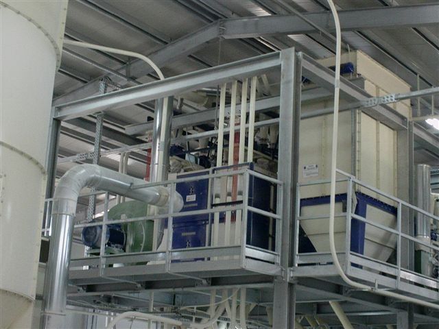 impianto industriale macinazione farine