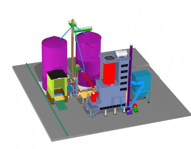 3d design of dust transport