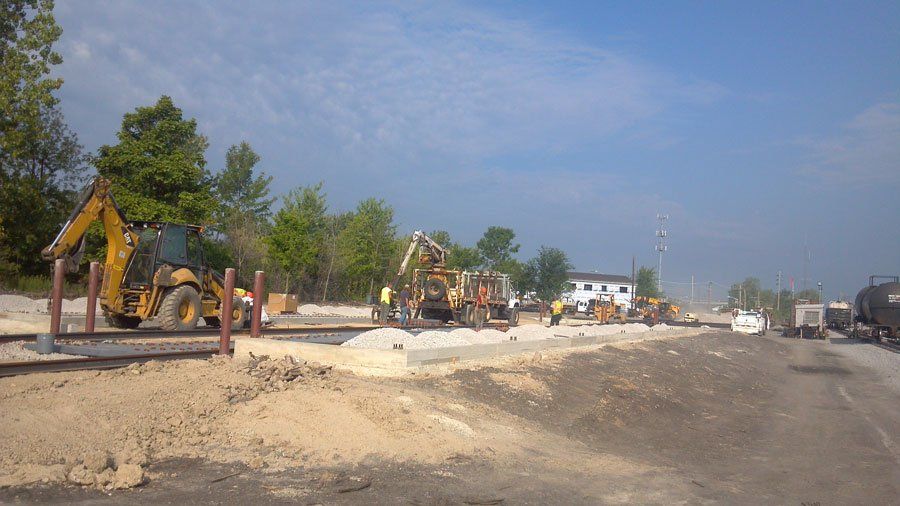 Railway Construction Process — Fort Wayne, IN — Strebig Construction, Inc.