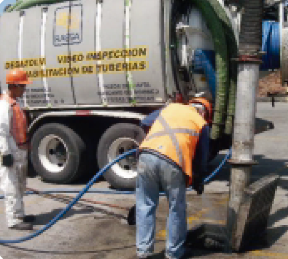 Equipo de desazolve industrial RAESA