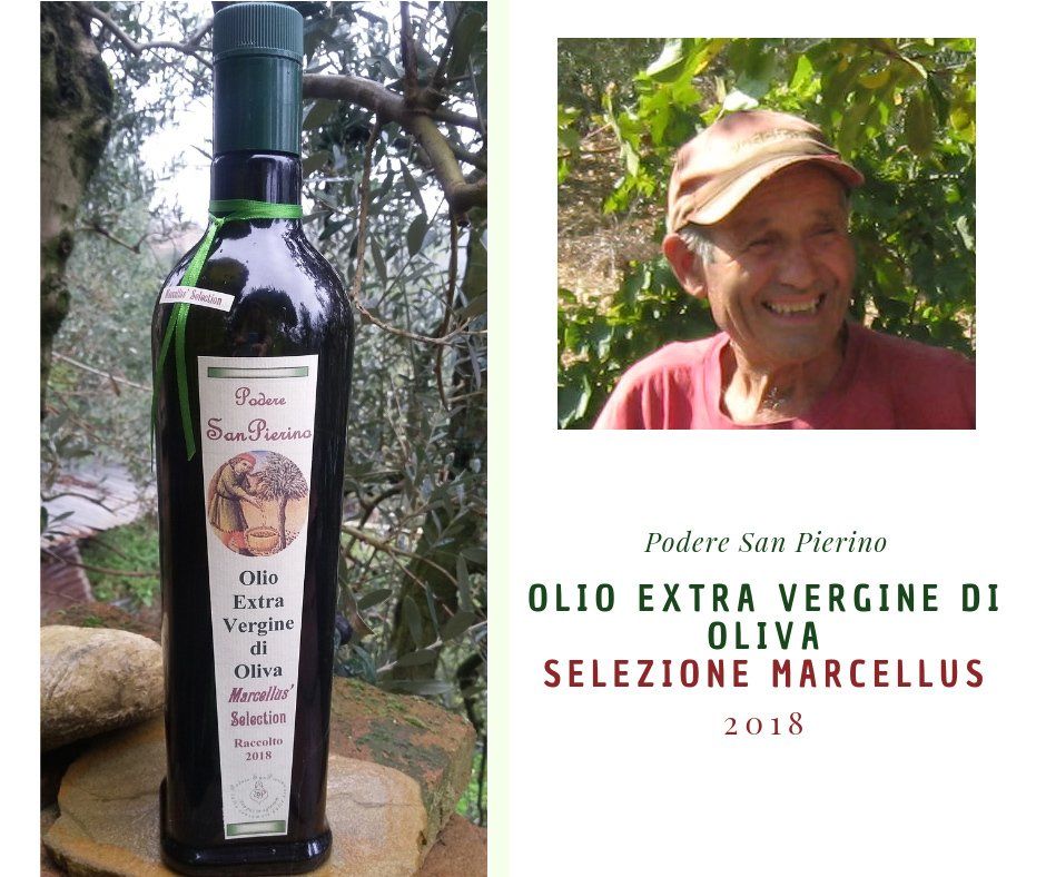 Una bottiglia importante per un olio extra vergine di oliva importante: Marcellus' Selection
