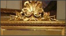 cornice antica dorata