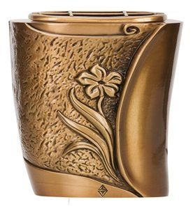portafiori in bronzo
