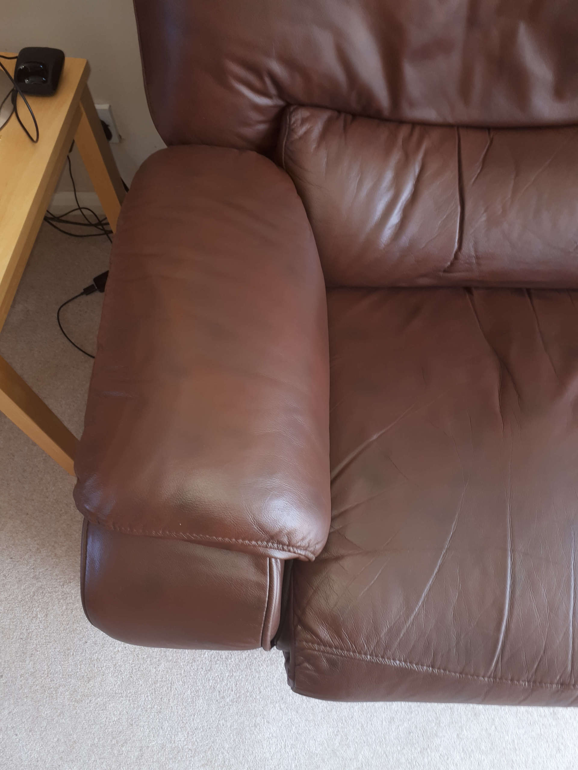 After repair brown soft