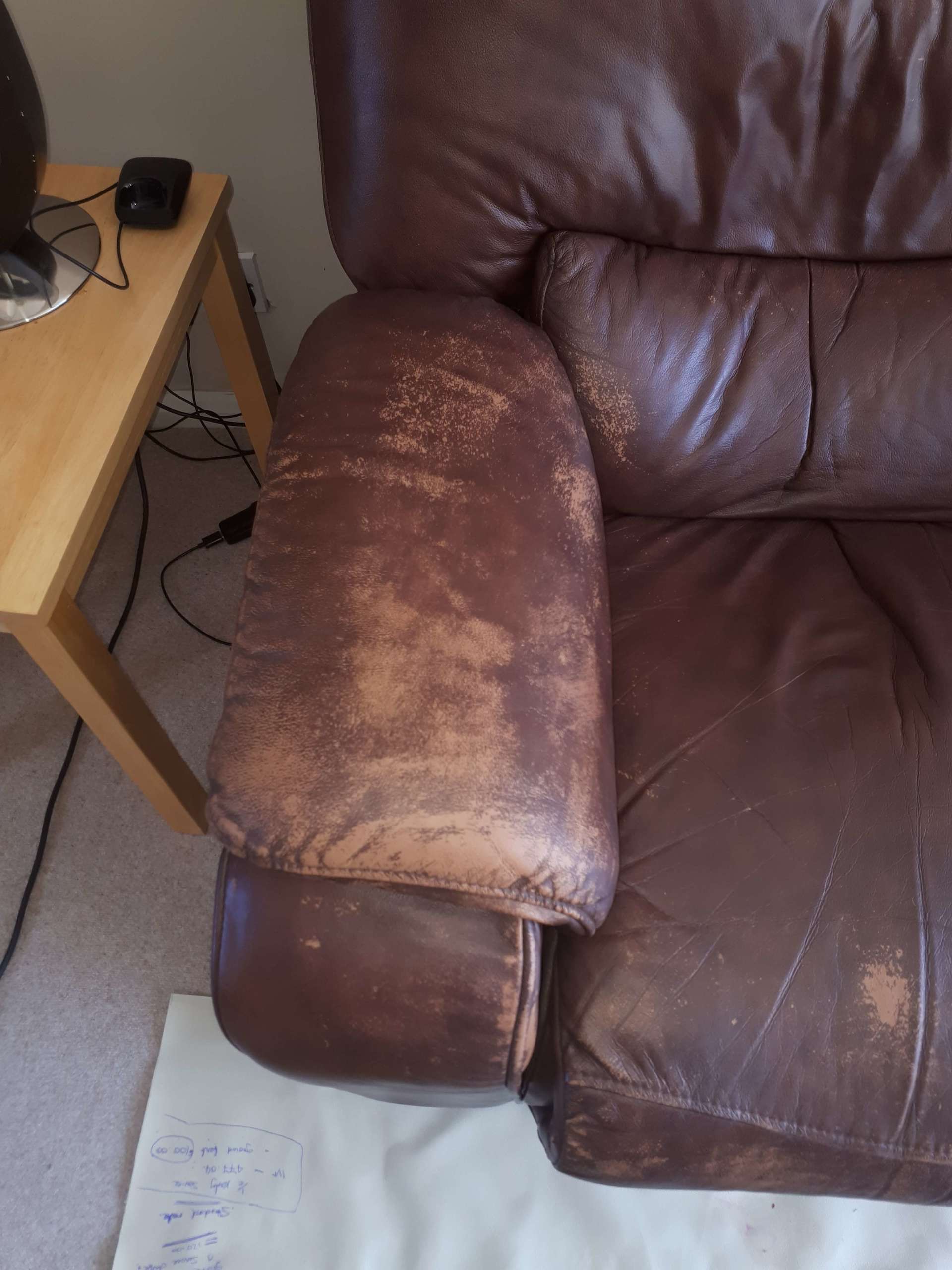 before repair brown soft