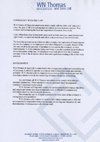 WN Thomas & Sons Environmental Policy WN Thomas & Sons Environmental Policy