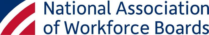 The logo for the national association of workforce boards