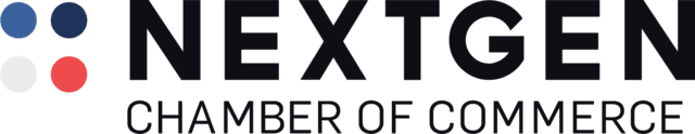 A logo for the nextgen chamber of commerce
