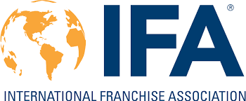 The logo for the international franchise association