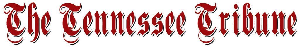 The tennessee tribune is written in red on a white background.