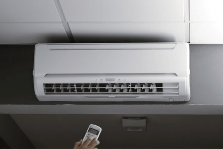 split AC installation for the house