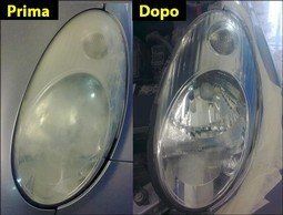 luci prima e dopo il trattamento
