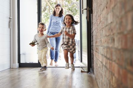 running kids